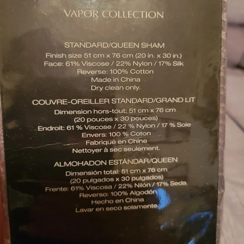 Vapor Collection Shams